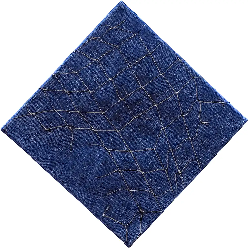 Blù lapislazzuli (Bleu lapis lazuli), 2022-2026, huile sur toile, 30x30 cm Blù lapislazzuli (Bleu lapis lazuli), 2022-2026, huile sur toile, 30x30 cm