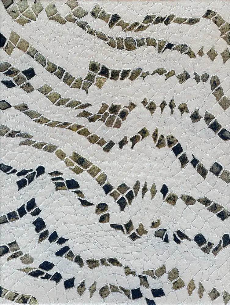 I sassi di Matera (Les cailloux de Matera), 1970, huile et sable sur toile, 61x46 cm I sassi di Matera (Les cailloux de Matera), 1970, huile et sable sur toile, 61x46 cm